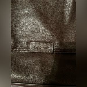 Calvin Klein leather computer bag